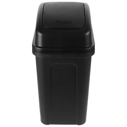Simple Solid Swing Trash Can - Image 4