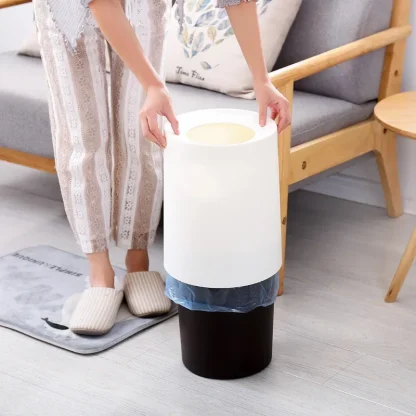 Minimalist Funnel Top Trash Can - Image 2
