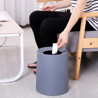 Minimalist Funnel Top Trash Can - Image 3