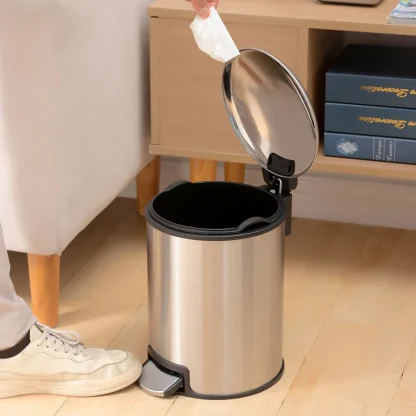 Waterproof Foot Pedal Trash Can - Image 2