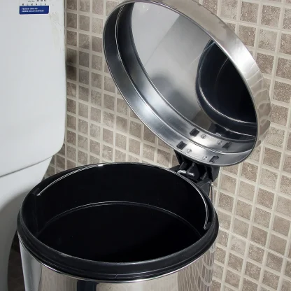 Waterproof Foot Pedal Trash Can - Image 6