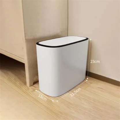 Press Top Modern Trash Can - Image 3