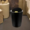 Modern Round Swing Trash Can - Image 3