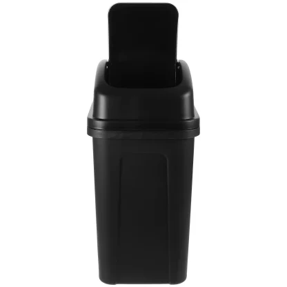 Simple Solid Swing Trash Can - Image 3