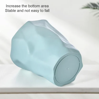 Round Irregular Modern Trash Can - Image 3