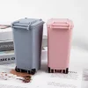 Solid Color Roller Trash Cans - Image 3