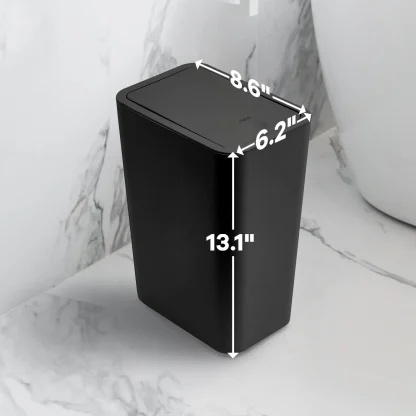 Press Top Slim Trash Can - Image 3