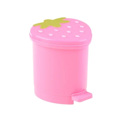 Mini Strawberry Trash Can
