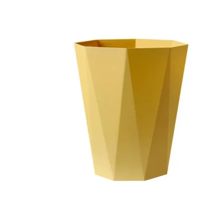 Geometric Modern Solid Trash Can - Image 6