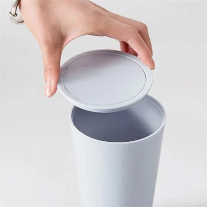 Minimalist Round Trash Can - Image 3