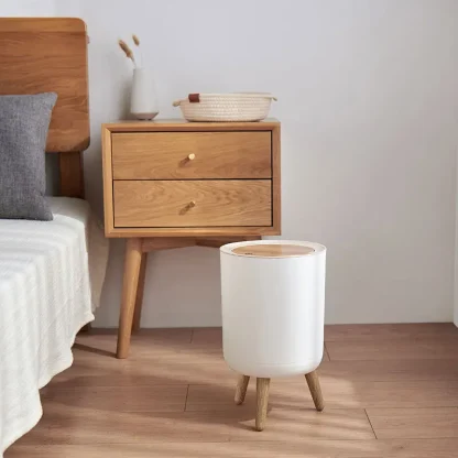 Push Top Minimalist Trash Can - Image 3