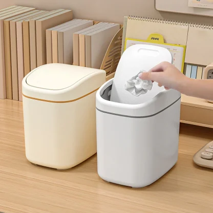 Desktop Swing Top Trash Can