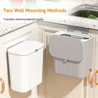 Wall Mounted Solid Trash Can - Image 5