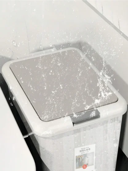 Minimalist Dual Opening Trash Can - Image 3