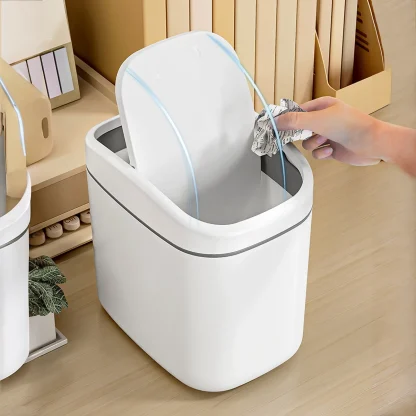 Desktop Swing Top Trash Can - Image 3