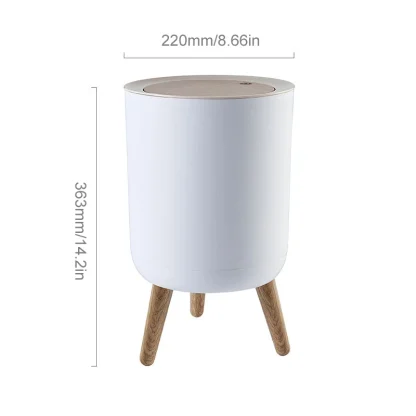 Push Top Minimalist Trash Can - Image 7