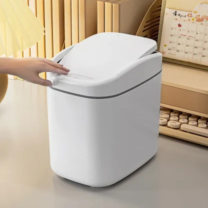 Desktop Swing Top Trash Can - Image 2