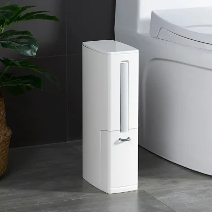 Slim Minimalist Toilet Trash Can - Image 3