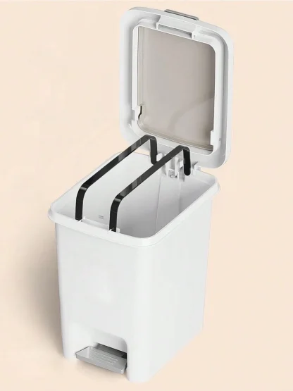 Minimalist Dual Opening Trash Can - Image 2