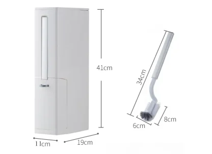 Slim Minimalist Toilet Trash Can - Image 6