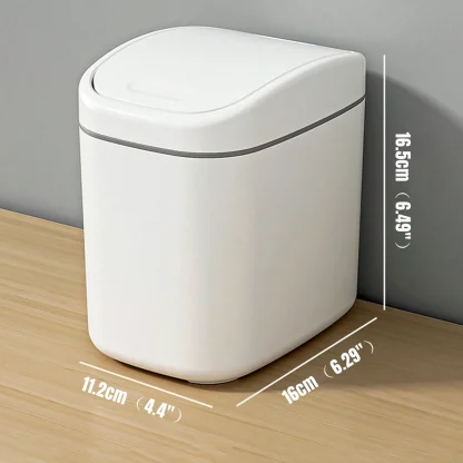Desktop Swing Top Trash Can - Image 7