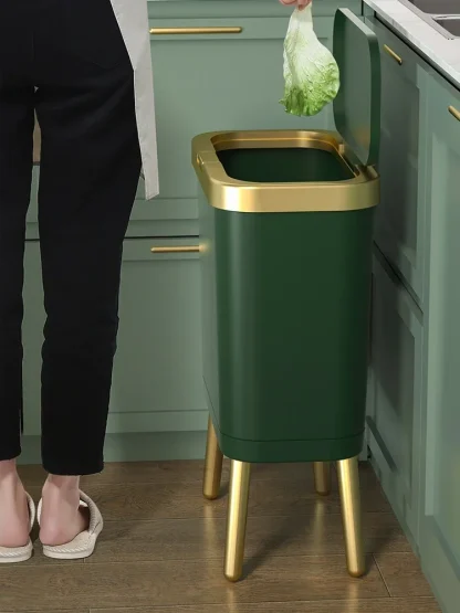 Slim Large Capacity Trash Can - Image 2