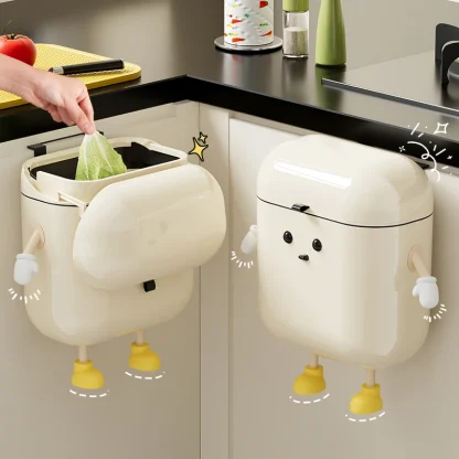 Cute Wall Mounted Trash Can - Image 2