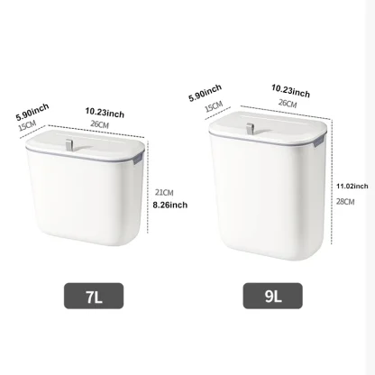 Modern Wall Mounted Trash Can - Image 7