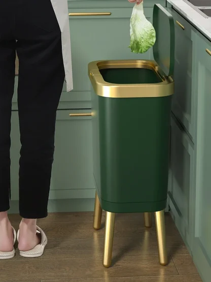 Large Capacity Modern Trash Can - Image 5