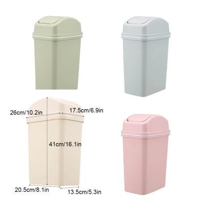 Durable Swing Lid Trash Can - Image 7
